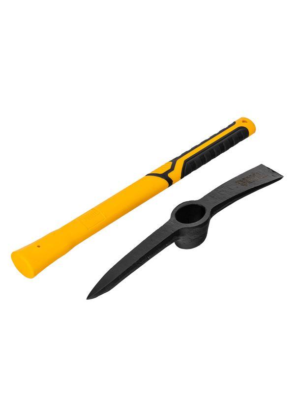 Кирка 700 г, фибергласовая обрезиненная рукоятка 385 мм// Denzel