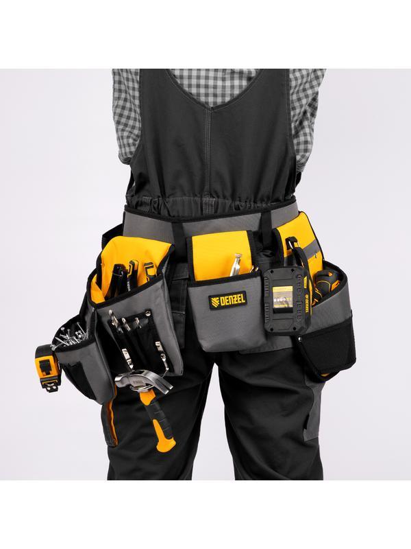 Пояс монтажника, сумки поясные, кобура для шуруповерта// Denzel