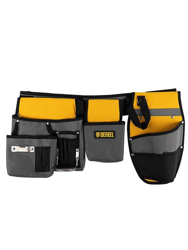 Пояс монтажника, сумки поясные, кобура для шуруповерта// Denzel