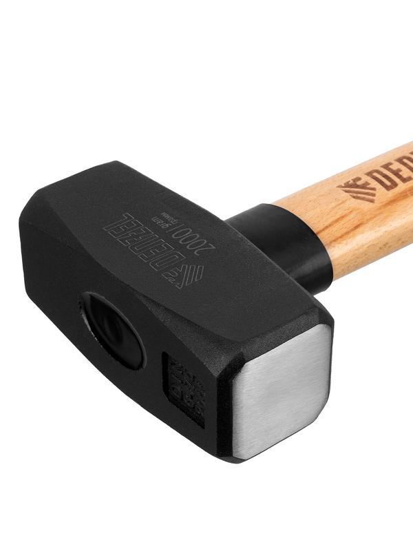 Кувалда, 2000 г, кованая головка, буковая рукоятка Denzel