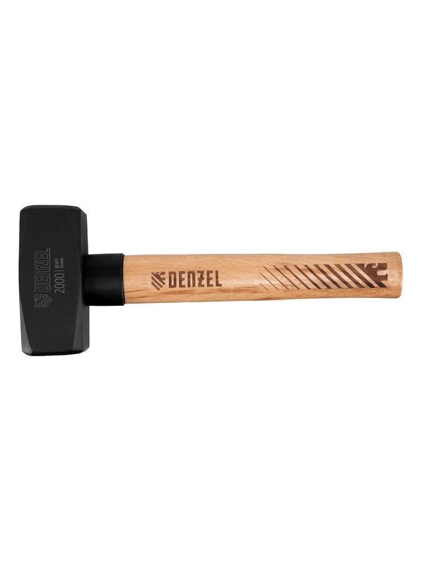Кувалда, 2000 г, кованая головка, буковая рукоятка Denzel