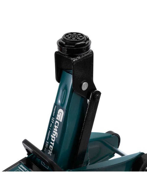 Домкрат гидравлический подкатной, 2 т, 127-330 мм, в пласт. кейсе Сибртех