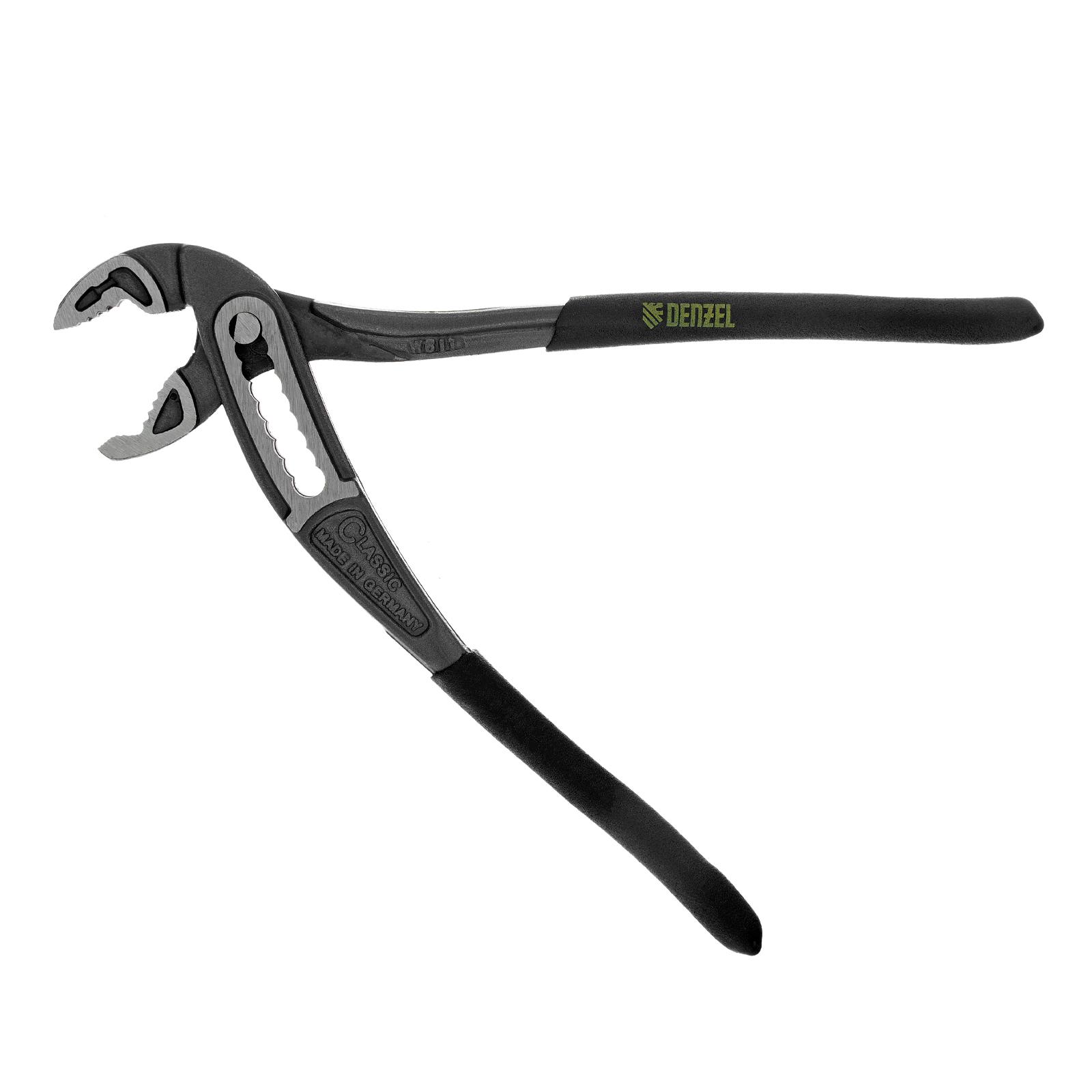 Клещи переставные, обливные рукоятки, 180 мм Denzel