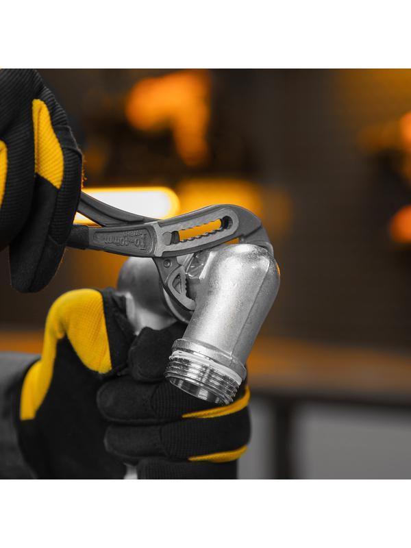 Клещи переставные, обливные рукоятки, 180 мм Denzel