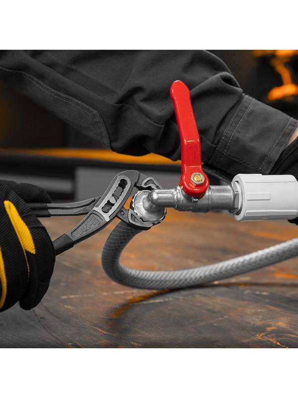 Клещи переставные, обливные рукоятки, 180 мм Denzel