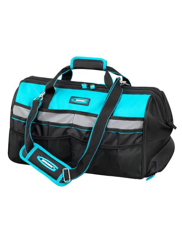 Сумка для инструмента, 500х280х290мм, выдвижная рукоятка, колеса, наплечный ремень// Gross