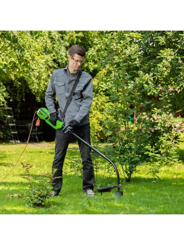 Триммер электрический ЭКИ-1100, 1100 Вт, 350 мм, катушка, разборная штанга Сибртех