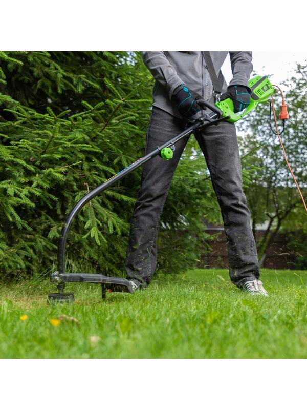 Триммер электрический ЭКИ-1100, 1100 Вт, 350 мм, катушка, разборная штанга Сибртех