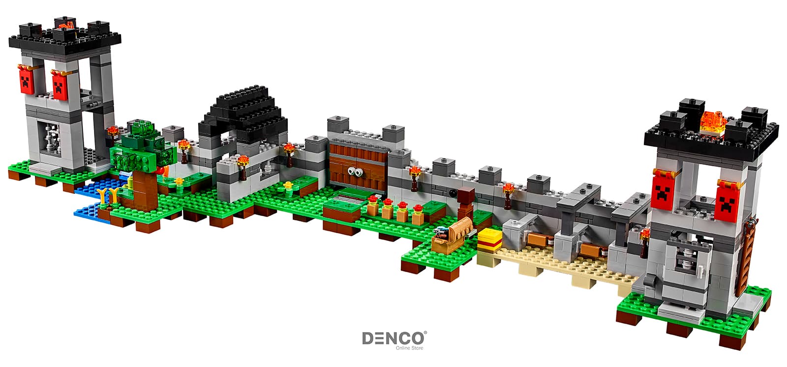 Конструктор «Крепость» 10472 (Minecraft 21127) / 990 деталей