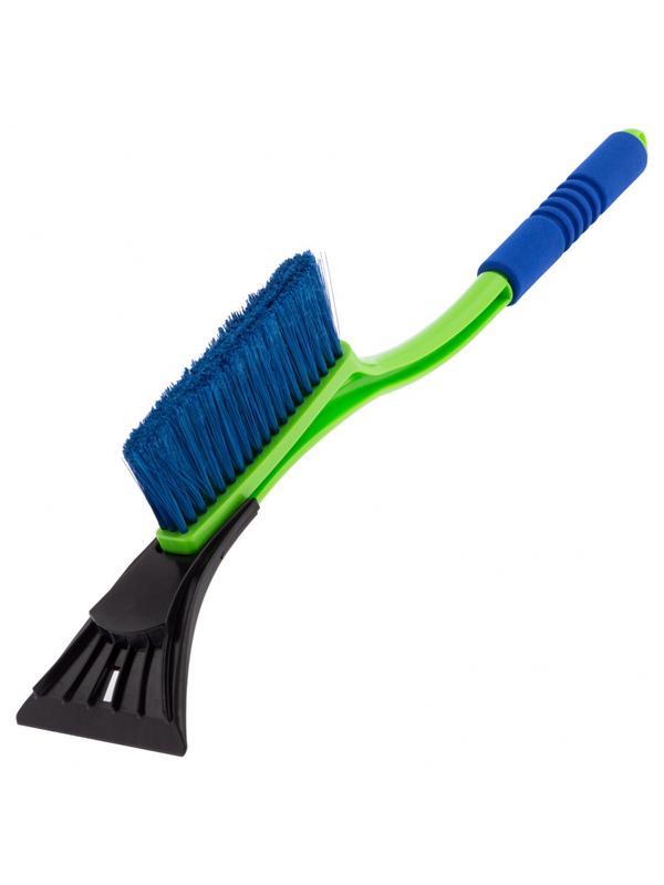 Щетка-сметка для снега со съемным скребком, мягкая рукоятка, 540 мм Сибртех