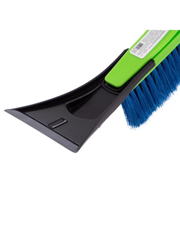 Щетка-сметка для снега со съемным скребком, мягкая рукоятка, 540 мм Сибртех