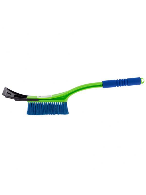 Щетка-сметка для снега со съемным скребком, мягкая рукоятка, 540 мм Сибртех