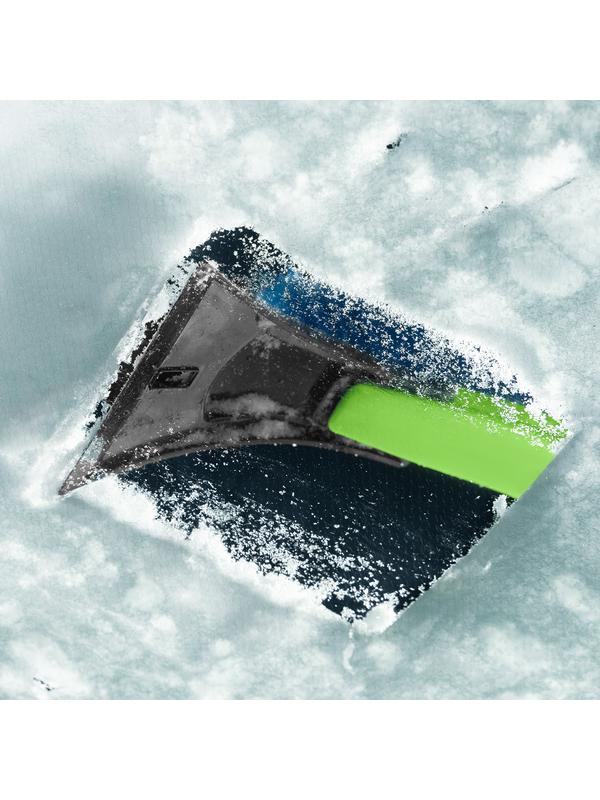 Щетка-сметка для снега со съемным скребком, мягкая рукоятка, 540 мм Сибртех