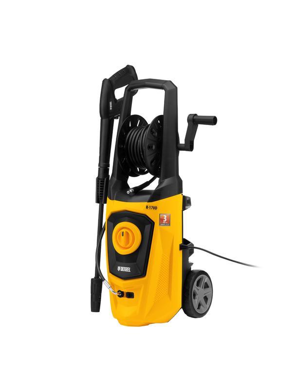 Моечная машина высокого давления R-170D, 2000 Вт, 170 бар, 360 л/ч, с барабаном// Denzel