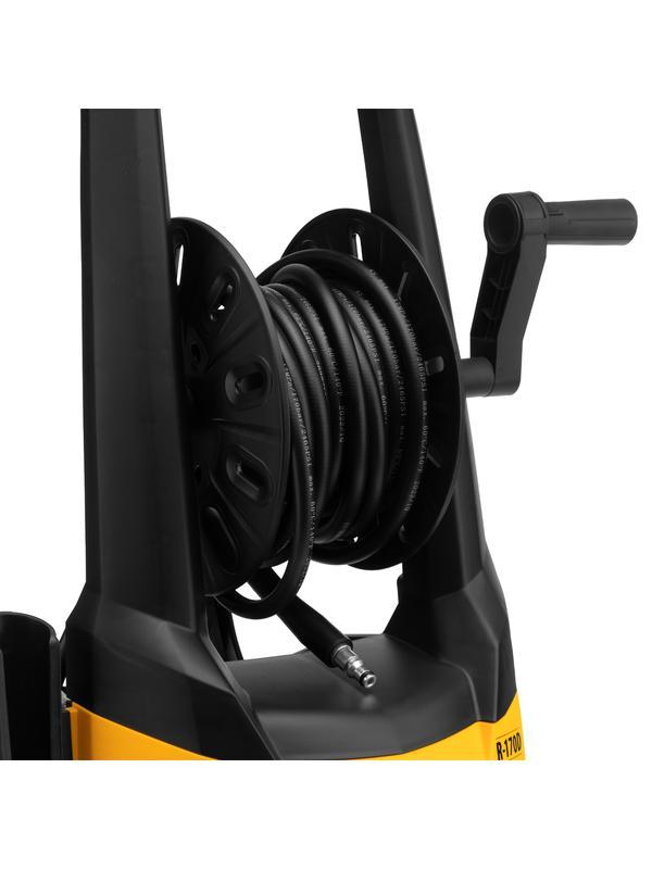 Моечная машина высокого давления R-170D, 2000 Вт, 170 бар, 360 л/ч, с барабаном// Denzel