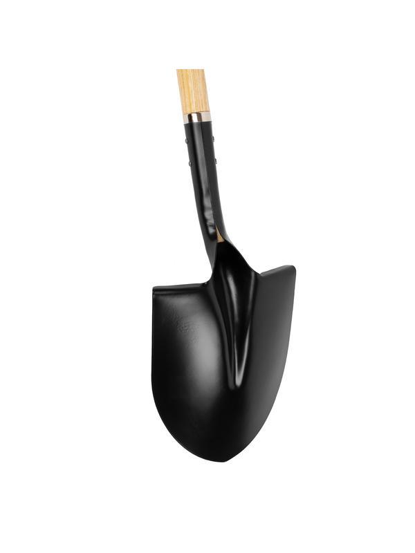 Лопата штыковая амер. типа, 215х285х1500 мм, деревянный лакированный черенок, LUXE Palisad