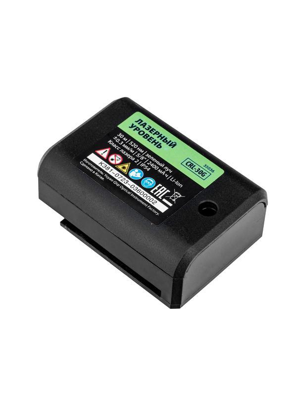 Лазерный уровень CRL-30G, 30 м, зеленый луч, акк. Li 2400 mah, резьба 5/8