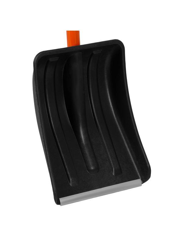 Лопата для уборки снега полипропиленовая, 275х365х790 мм, стальной черенок, Россия Stels