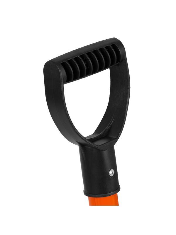 Лопата для уборки снега полипропиленовая, 275х365х790 мм, стальной черенок, Россия Stels