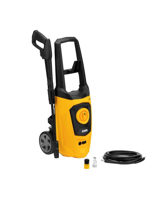 Моечная машина высокого давления R-170, 2000 Вт, 170 бар, 360 л/ч, колесная// Denzel