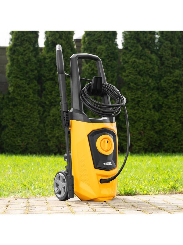 Моечная машина высокого давления R-170, 2000 Вт, 170 бар, 360 л/ч, колесная// Denzel