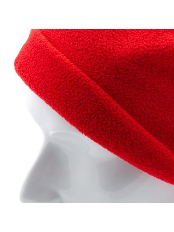 Шапка из флиса для взрослых, размер 56-57, красная Россия Сибртех