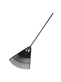 Грабли веерные пластиковые, 620 х 1750 мм, 27 плоских зубьев, алюминиевый черенок, Россия, Palisad