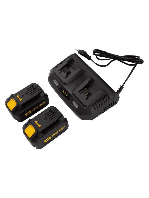 Газонокосилка аккумуляторная бесщеточная RLM450-36, Li-ion, 36 В, 4 Ач, 450 мм, травосборник 40 л Denzel