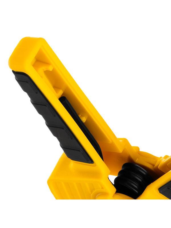 Струбцина клещеобразная, удлиненная 50 х 80 мм двухкомпонентные рукоятки Denzel