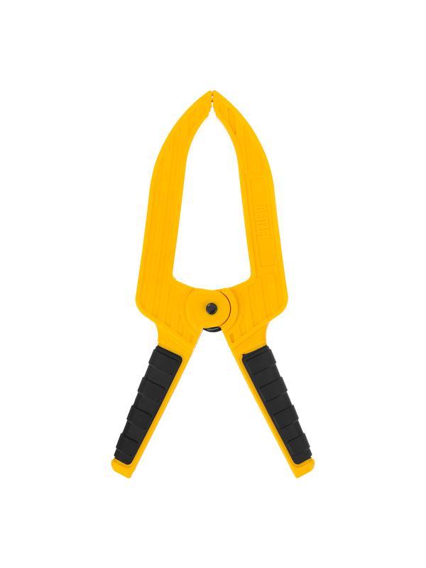 Струбцина клещеобразная, удлиненная 50 х 80 мм двухкомпонентные рукоятки Denzel