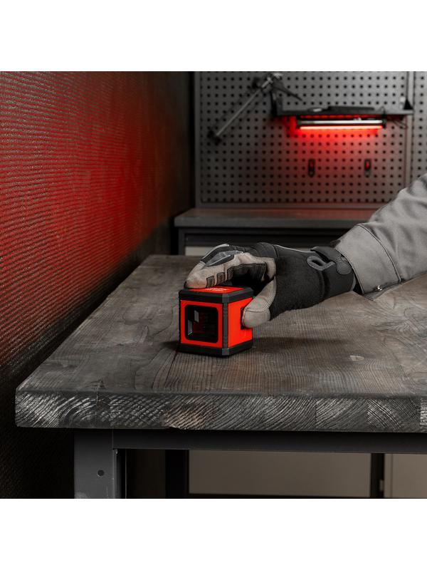 Лазерный уровень XQB GREEN Basic SET, 20 м, зеленый луч, батарейки, резьба 1/4