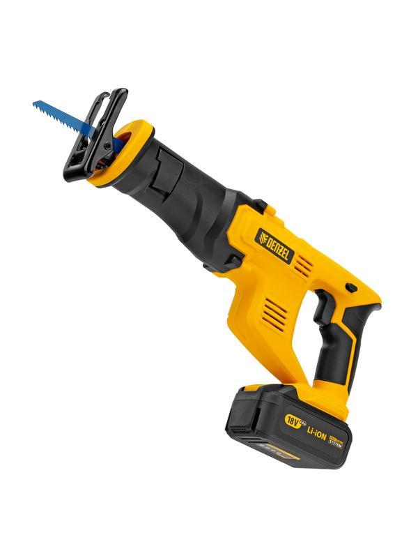 Пила сабельная аккумуляторная CRC-115, 18В Li-Ion Denzel