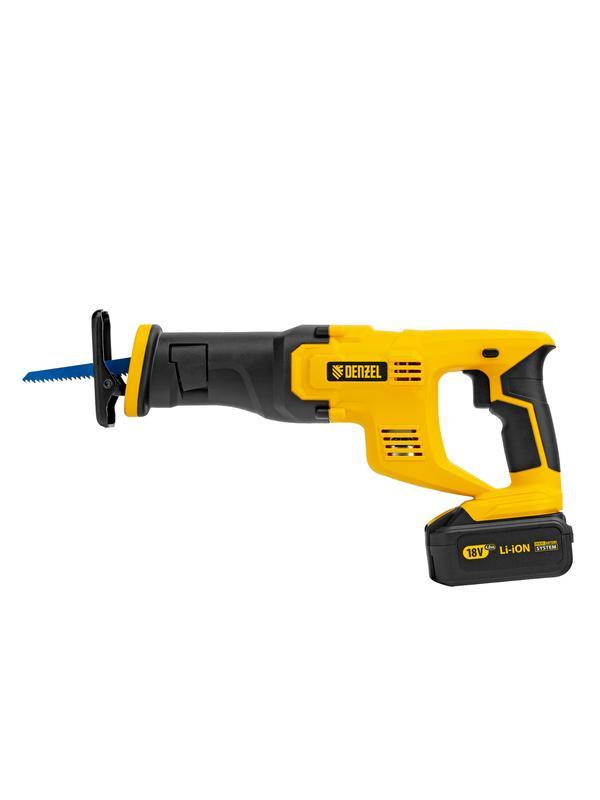 Пила сабельная аккумуляторная CRC-115, 18В Li-Ion Denzel