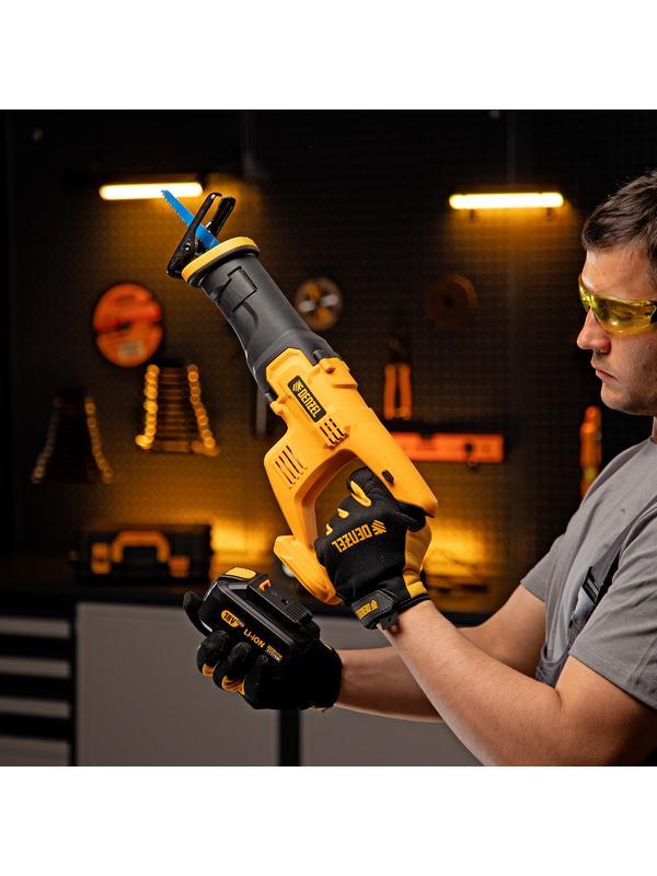 Пила сабельная аккумуляторная CRC-115, 18В Li-Ion Denzel