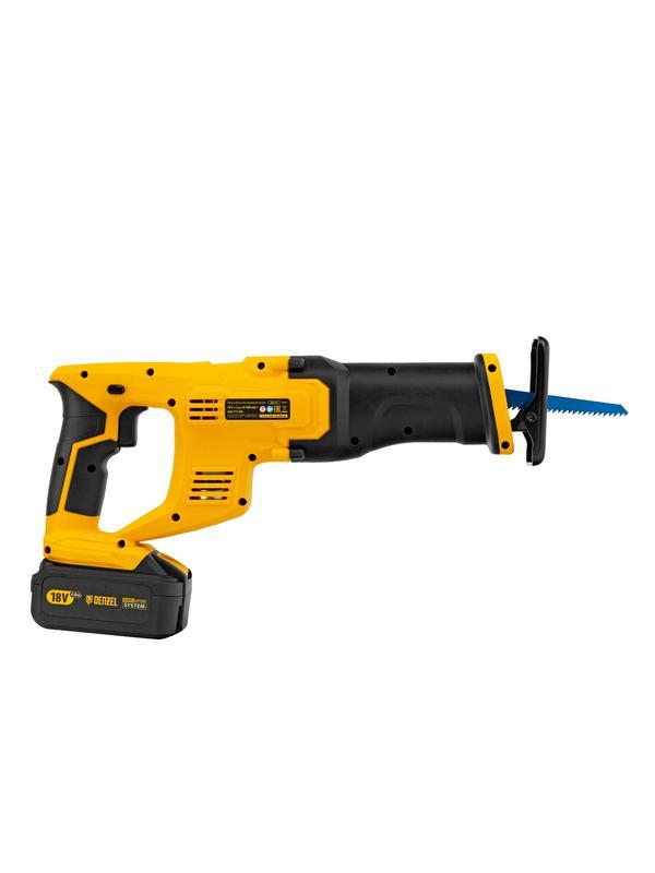 Пила сабельная аккумуляторная CRC-115, 18В Li-Ion Denzel