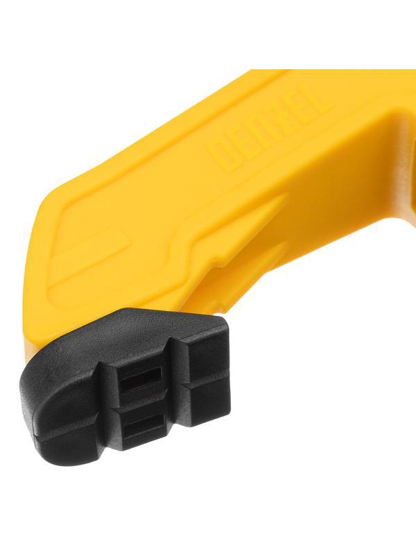 Струбцина клещеобразная, усиленная 50 х 35 мм, двухкомпонентные рукоятки Denzel