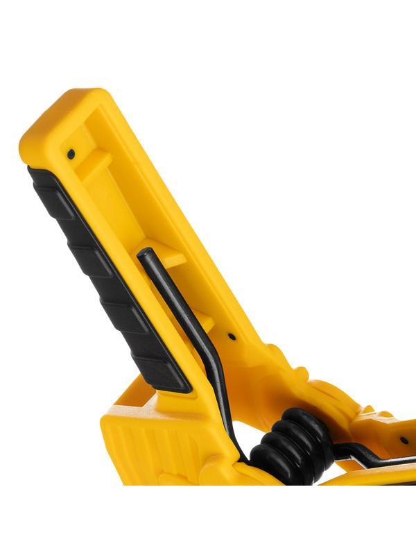 Струбцина клещеобразная, усиленная 50 х 35 мм, двухкомпонентные рукоятки Denzel