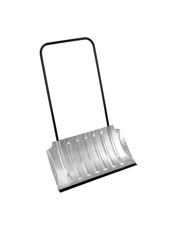 Движок для уборки снега оцинкованный, 735x385x1120 мм, стальная рукоятка, Россия Сибртех