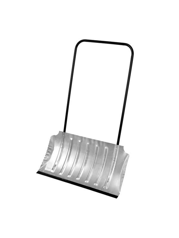 Движок для уборки снега оцинкованный, 735x385x1120 мм, стальная рукоятка, Россия Сибртех