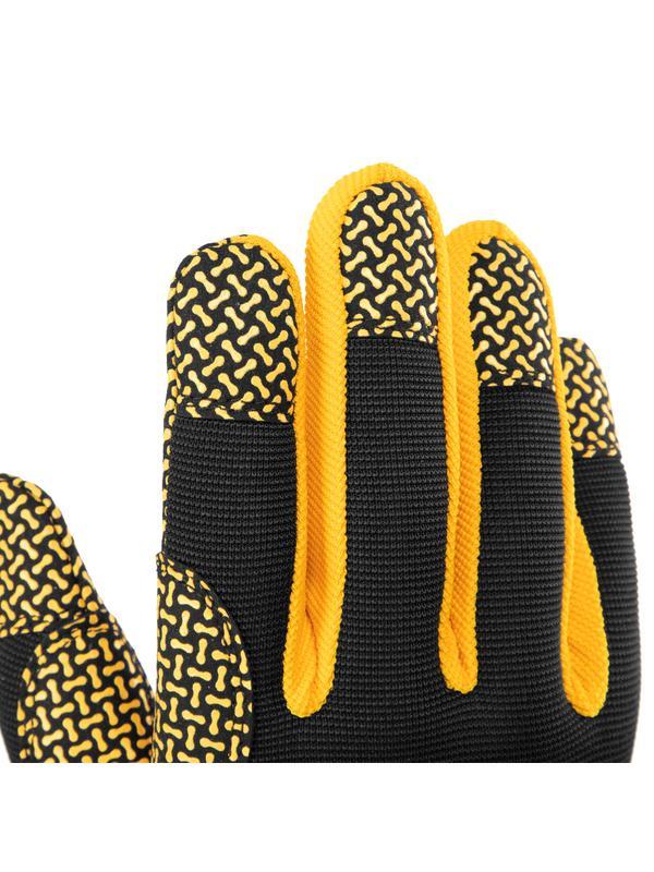 Перчатки универсальные, силиконовое нанесение, размер 10// Denzel