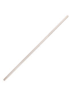 Черенок деревянный, 23 х 1200 мм, высший сорт, с резьбой (подходит для метел, щеток), Россия, Сибртех