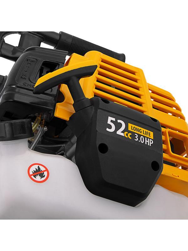 Мотобур DX-52, объём двигателя 52 см3, соединение 20 мм, без шнека Denzel