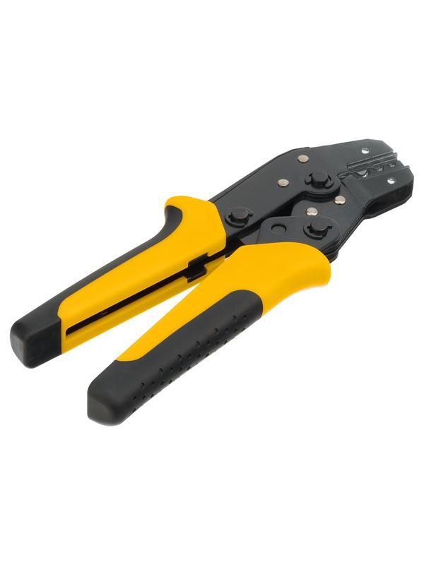 Клещи для обжима неизолированных наконечников НК и НВ, разъемов РП, 1,5 - 6 мм2 Denzel