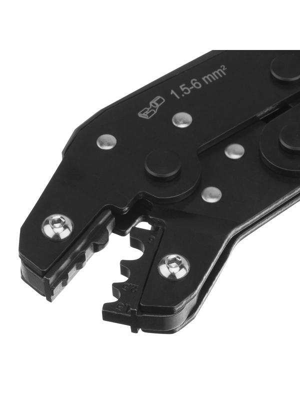 Клещи для обжима неизолированных наконечников НК и НВ, разъемов РП, 1,5 - 6 мм2 Denzel