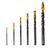 Набор сверл по металлу, 2-3-4-5-6-8 мм, HSS-Tin, Golden Tip, 6 шт Denzel
