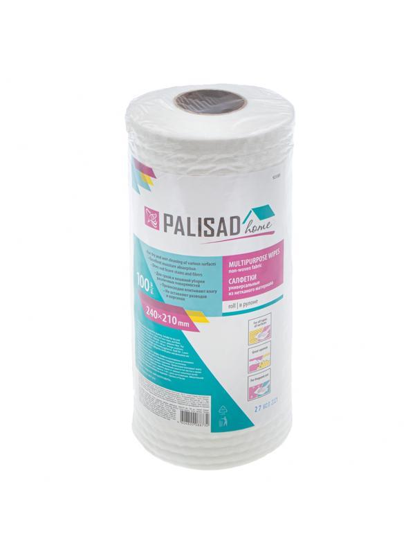 Салфетки универсальные из нетканого материала в рулоне, 240 x 210 мм, 100 шт, Home Palisad