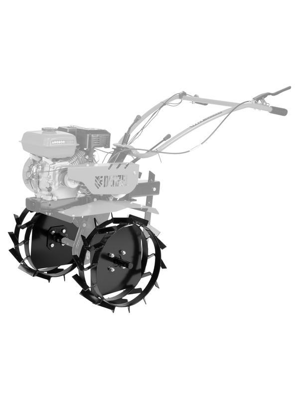 Грунтозацепы 460/160 мм, посадка круг 30 мм, комплект 2 шт// Denzel