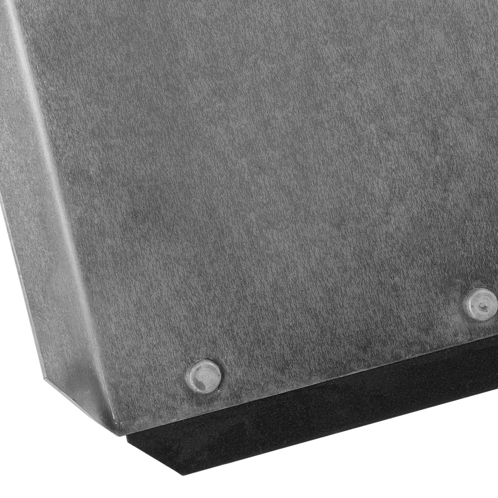 Лопата для уборки снега тротуарная, алюминиевая, 500 х 400 мм, без черенка, Россия Сибртех