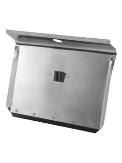 Лопата для уборки снега тротуарная, алюминиевая, 500 х 400 мм, без черенка, Россия Сибртех