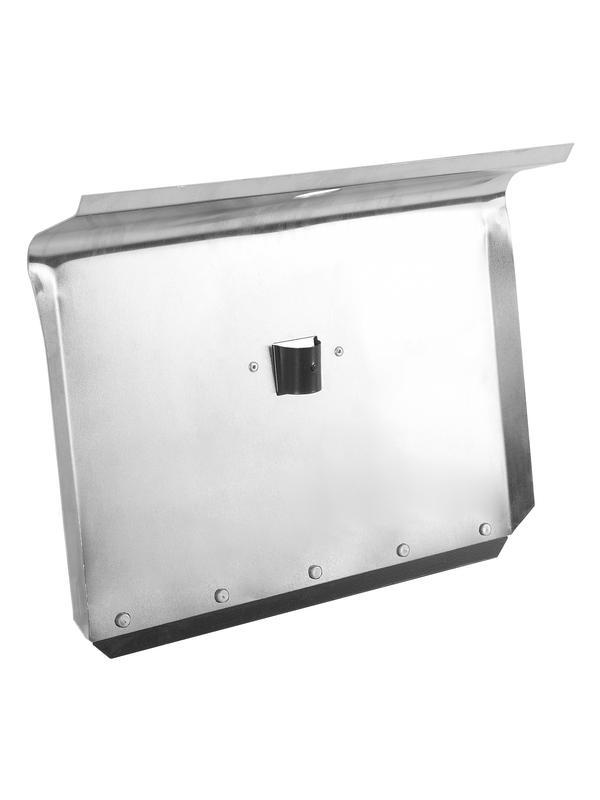 Лопата для уборки снега тротуарная, алюминиевая, 500 х 400 мм, без черенка, Россия Сибртех